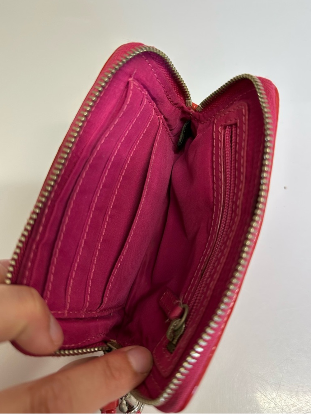 Coach Poppy Signature Wristlet Wallet - Picture 7 of 10